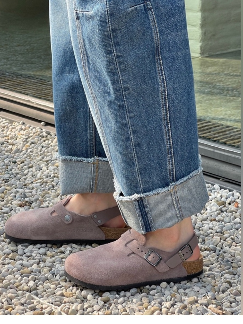 BIRKENSTOCK TOKIO II SUEDE
CLOGS FADED PURPLE 36 5 NEW!